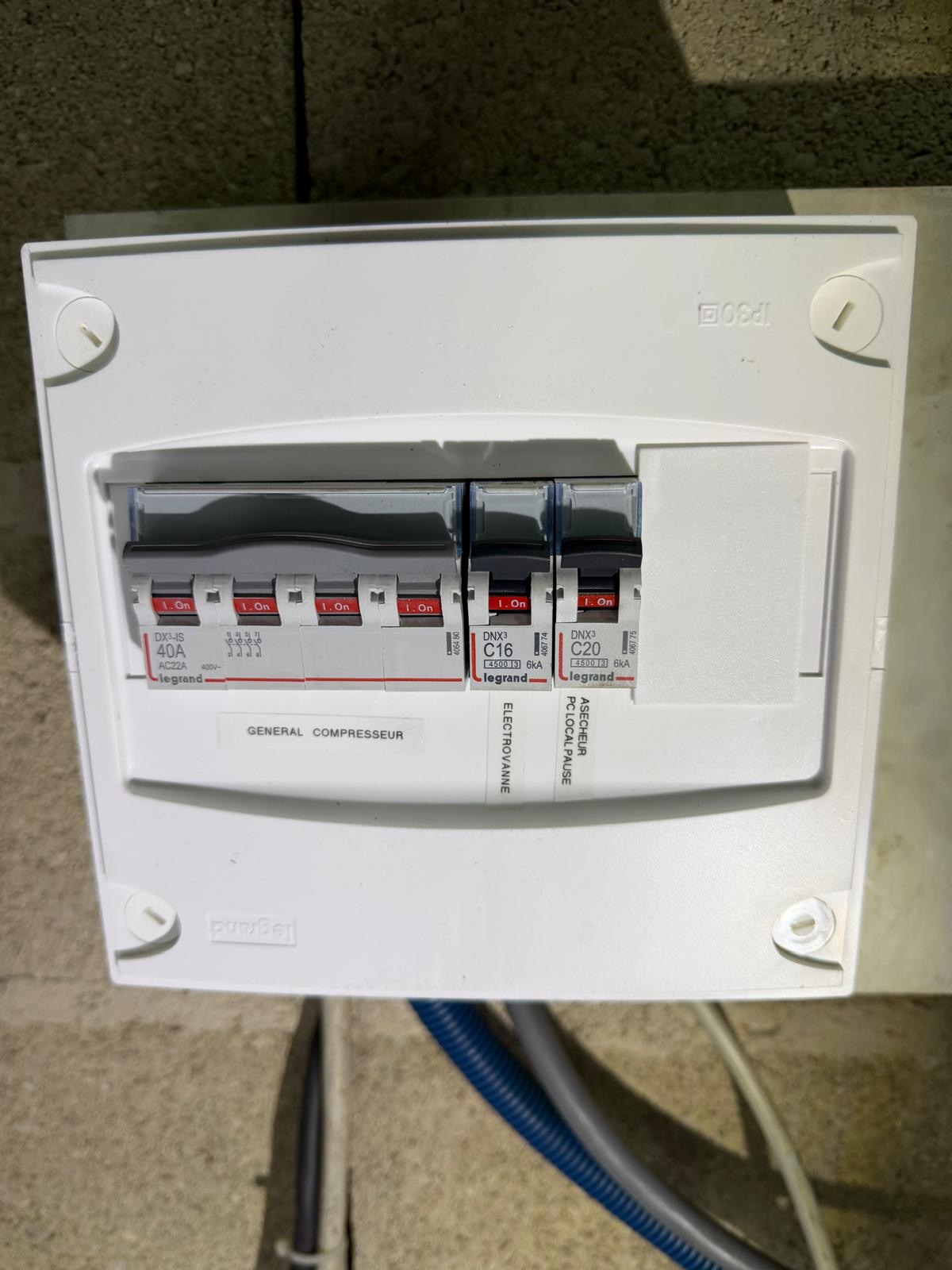 Coffret électrique IP30 — circuits machines