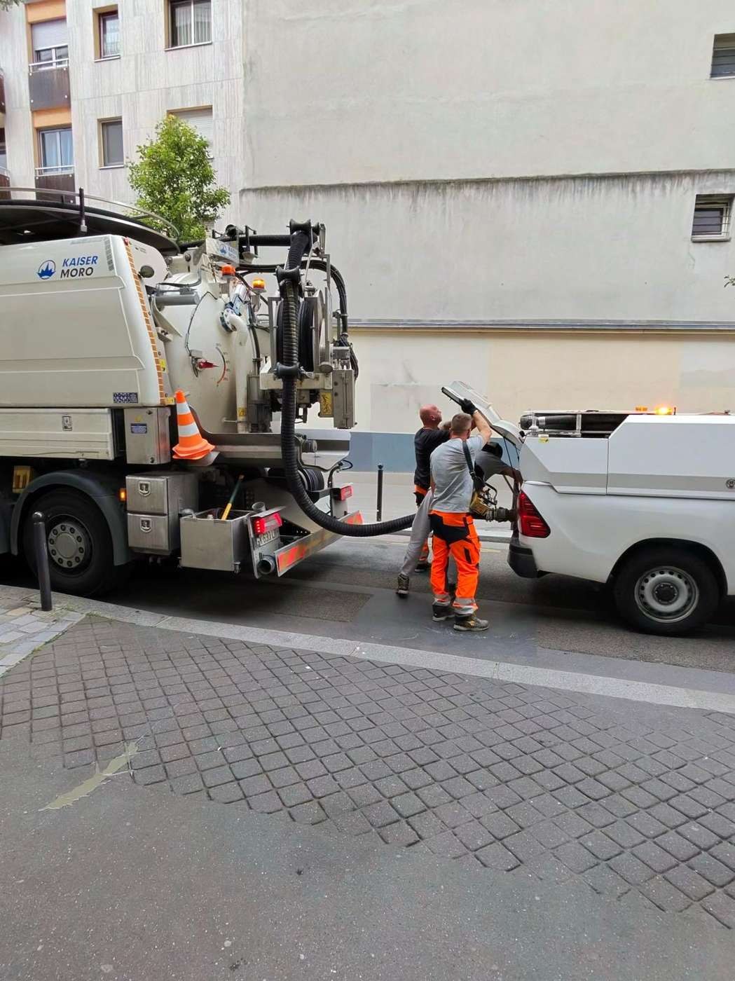 Pompage d'eau après sinistre — dégât des eaux